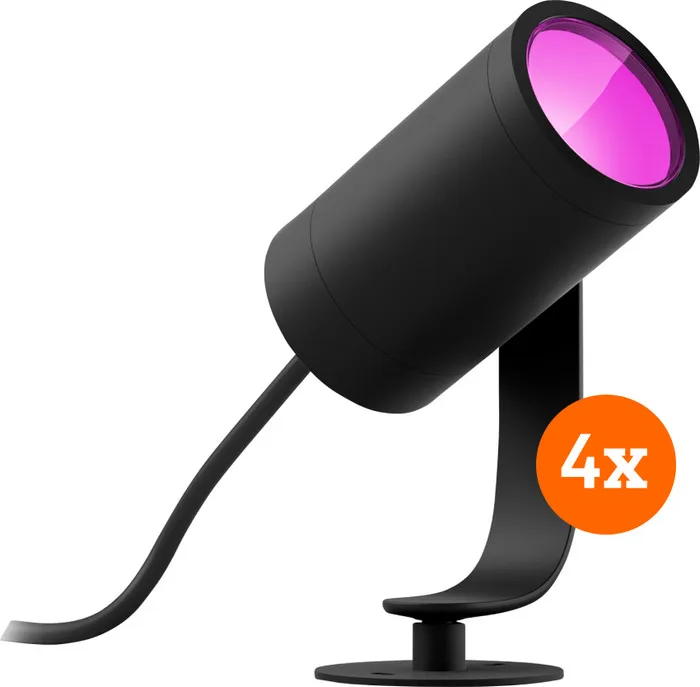 Philips Hue Lily Starter-Set White and Color Spot 4er-Pack