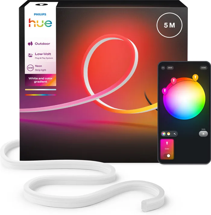 Philips Hue Neon Outdoor Ruban LED 5 mètres