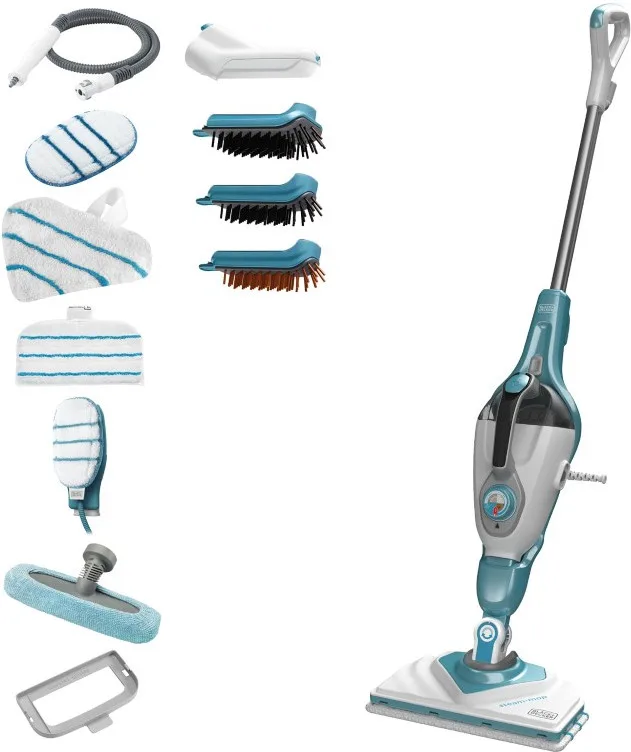 BLACK+DECKER 13-in-1 Dampfbesen mit SteaMitt