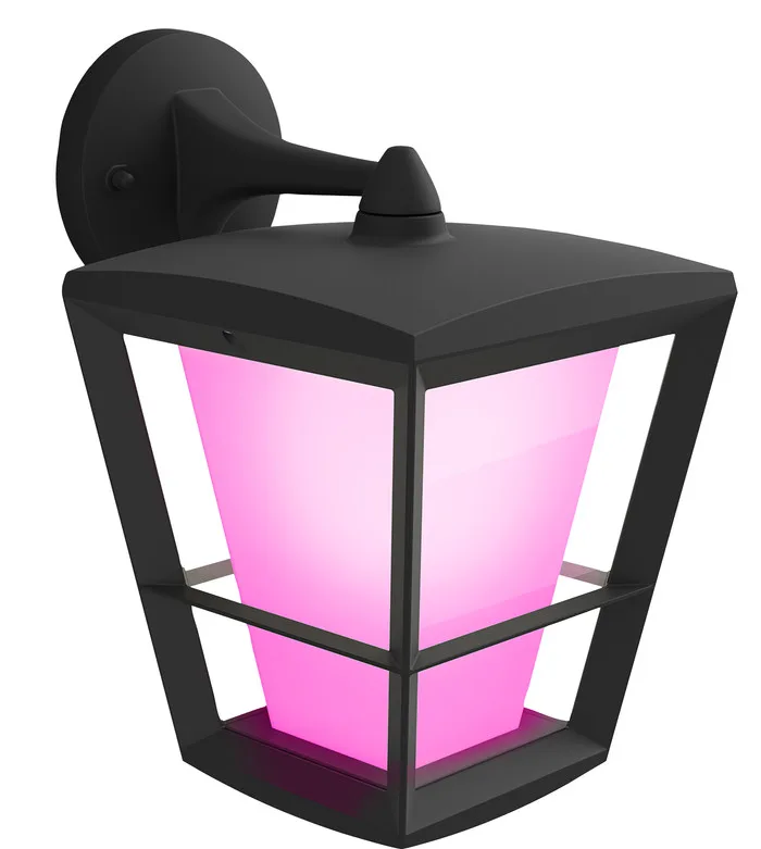 Philips Hue Econic Applique Murale White and Color Noir Suspendu