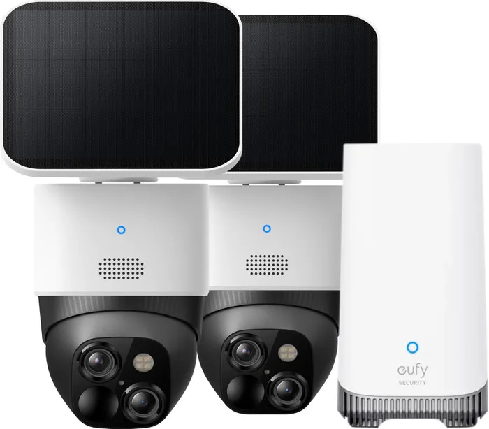 Eufy Solocam S340 2er-Set + HomeBase 3