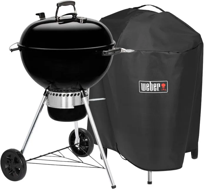 Weber Master Touch GBS E-5750 57 cm Schwarz + Weber Premium Abdeckhaube 57 cm