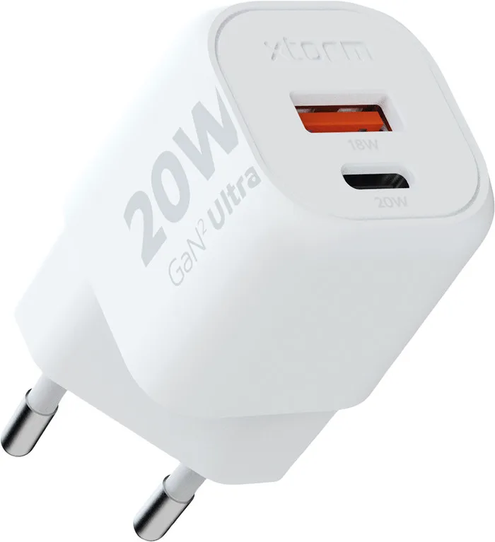 Xtorm Chargeur Rapide avec 2 Ports USB 20 W Blanc